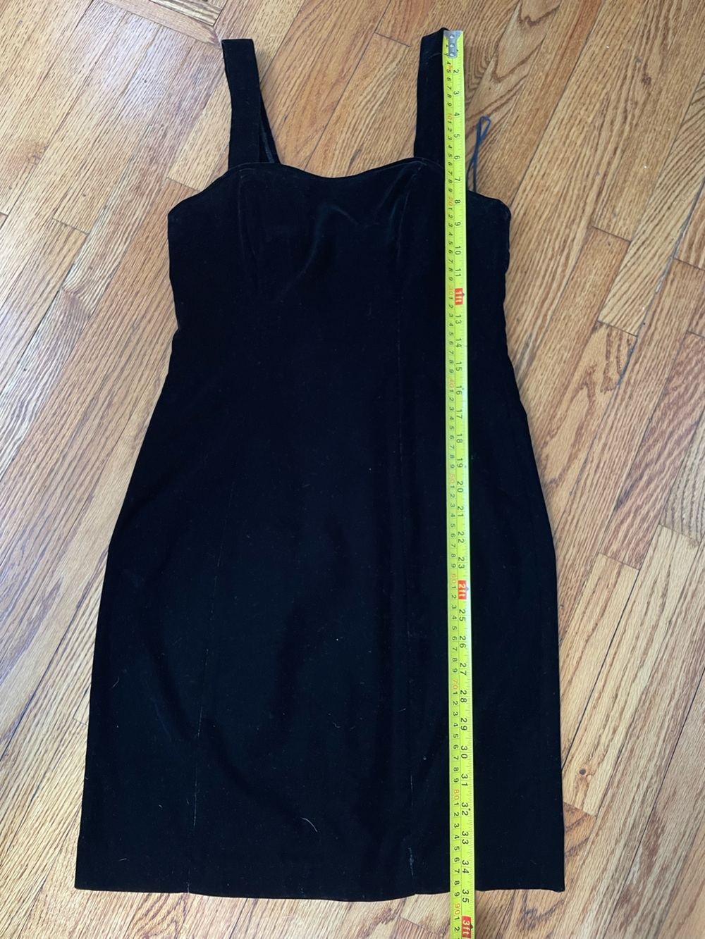 Vintage 90s Velvet Cocktail Dress - Picture 12 of 12